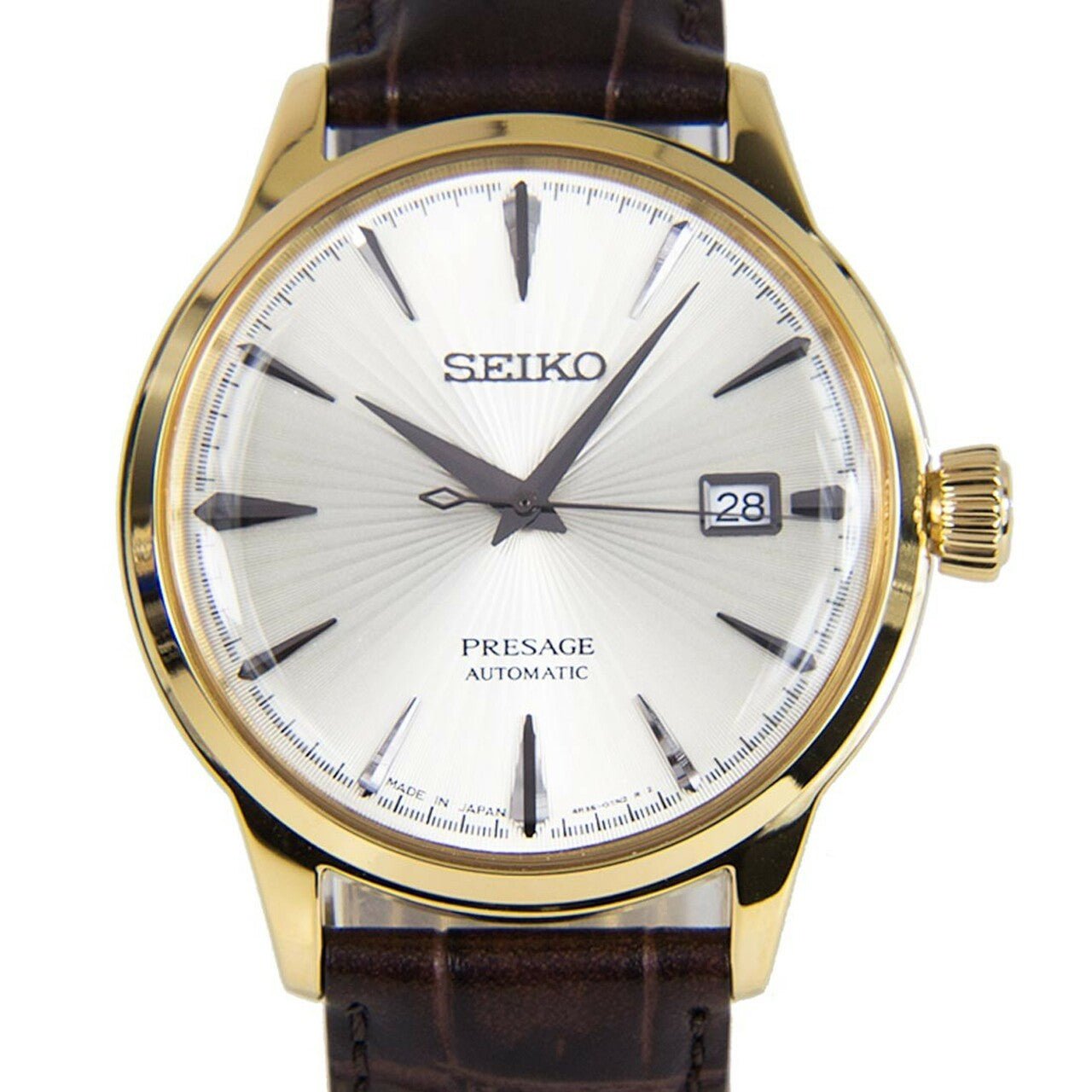 Seiko Cocktail Leather Presage SRPB44J1 SRPB44 SRPB44J Japan Watch -Seiko