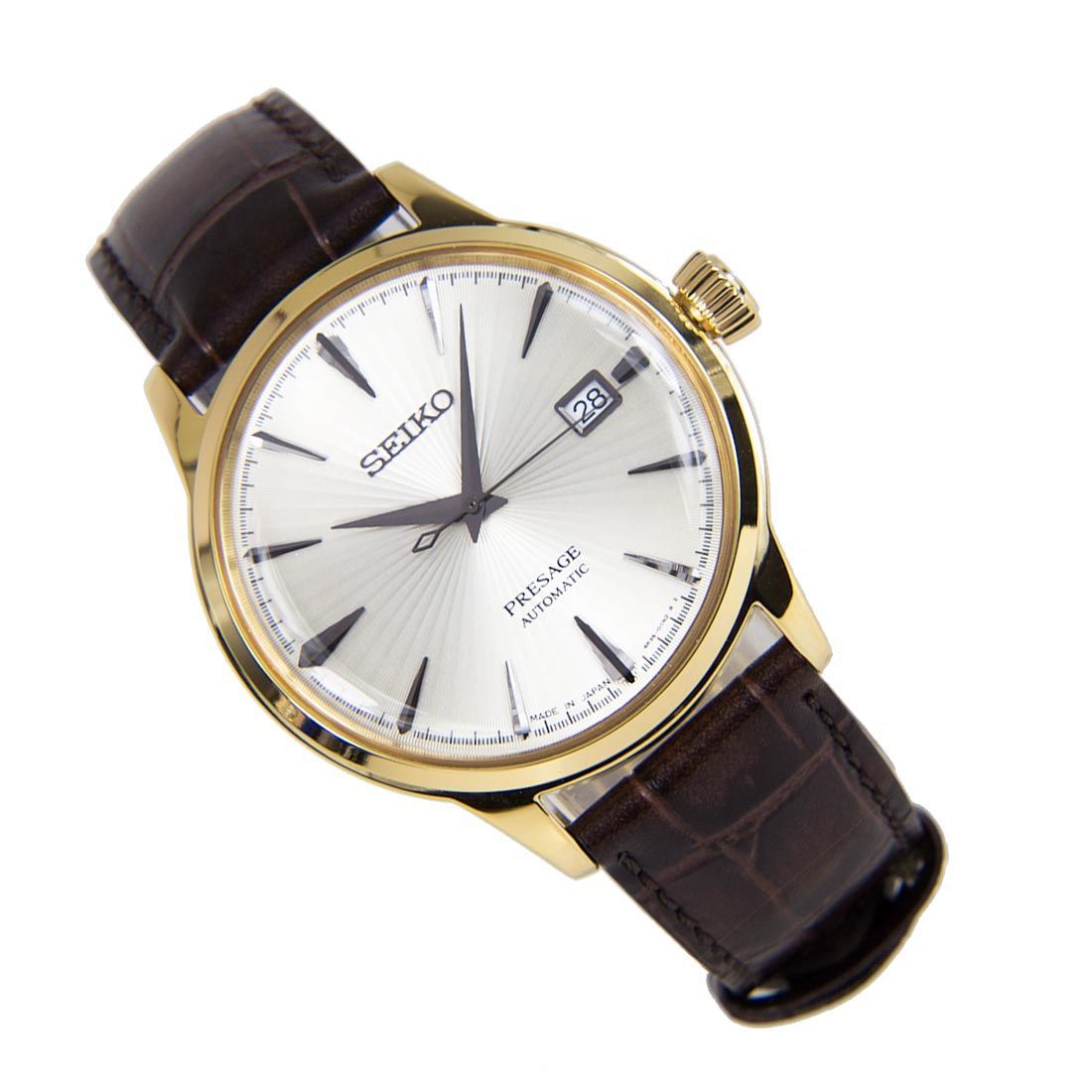 Seiko Cocktail Leather Presage SRPB44J1 SRPB44 SRPB44J Japan Watch -Seiko