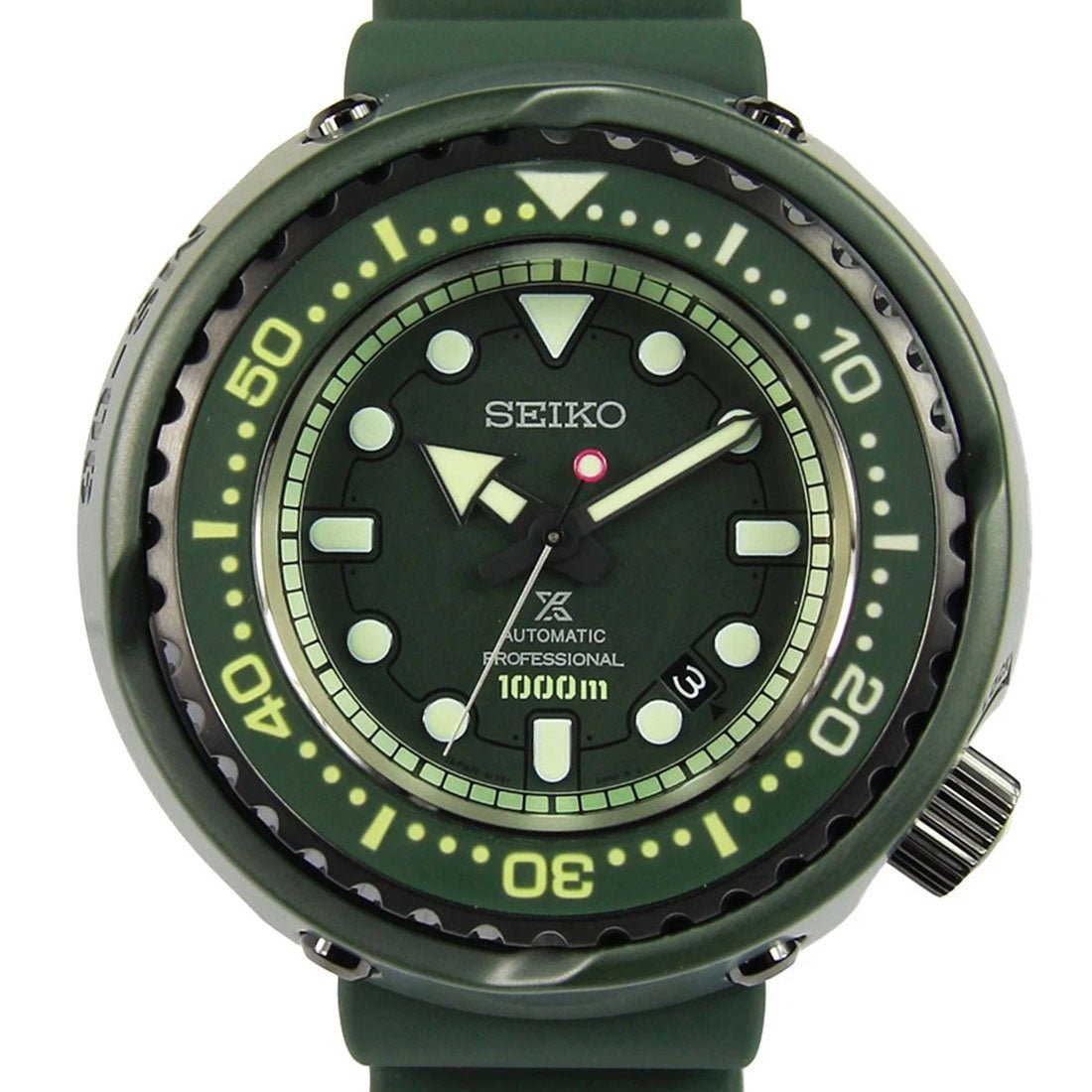 Seiko Green Gundam MS-06 Zaku II SLA029 Professional Diving Watch Limited Edition -Seiko
