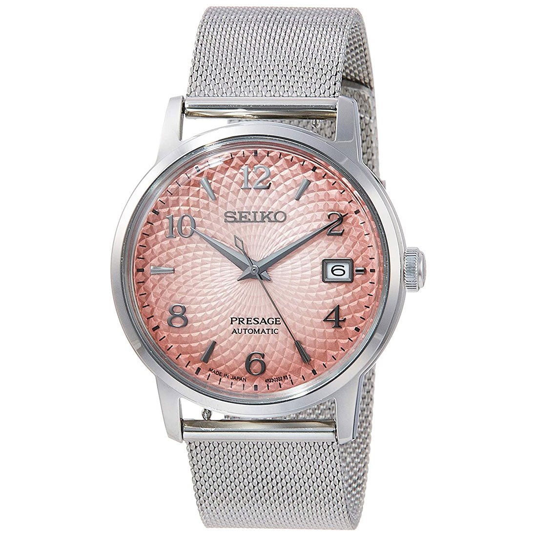 Seiko JDM SARY169 Presage Cocktail Time Mesh Stainless Steel Limited Edition Watch -Seiko