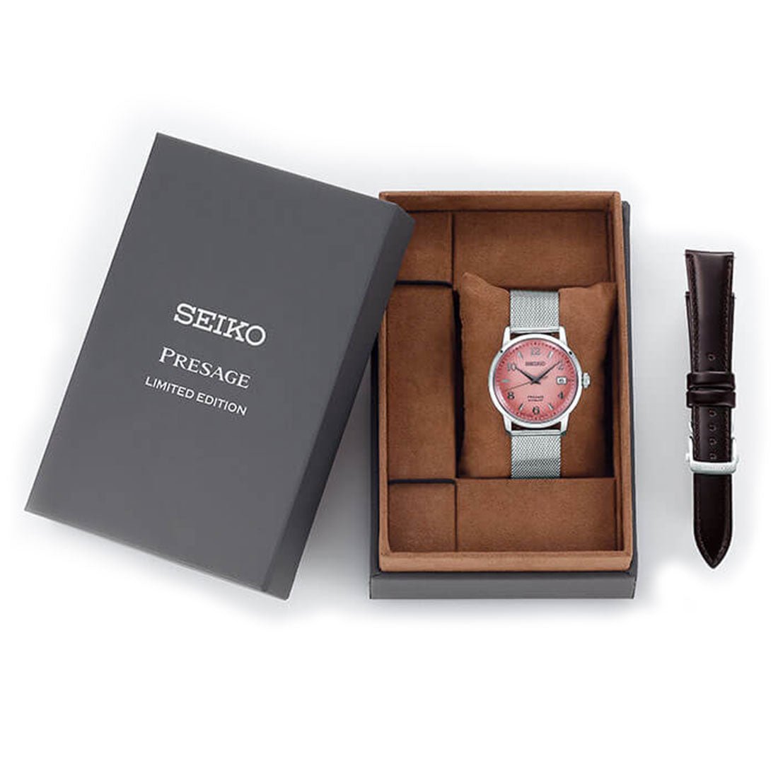 Seiko JDM SARY169 Presage Cocktail Time Mesh Stainless Steel Limited Edition Watch -Seiko