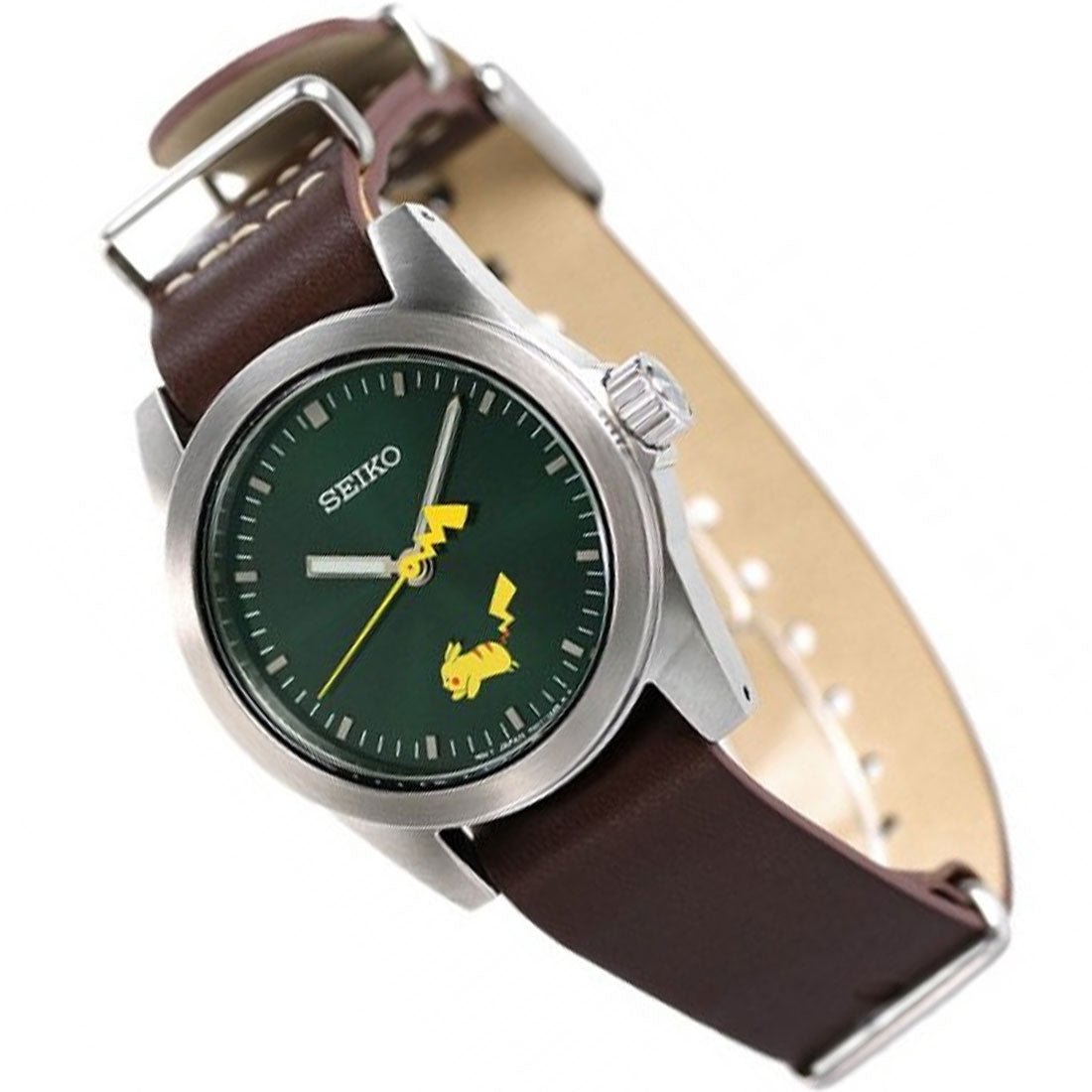 Seiko JDM SCXP177 Pikachu Pokemon Limited Edition Leather Watch -Seiko