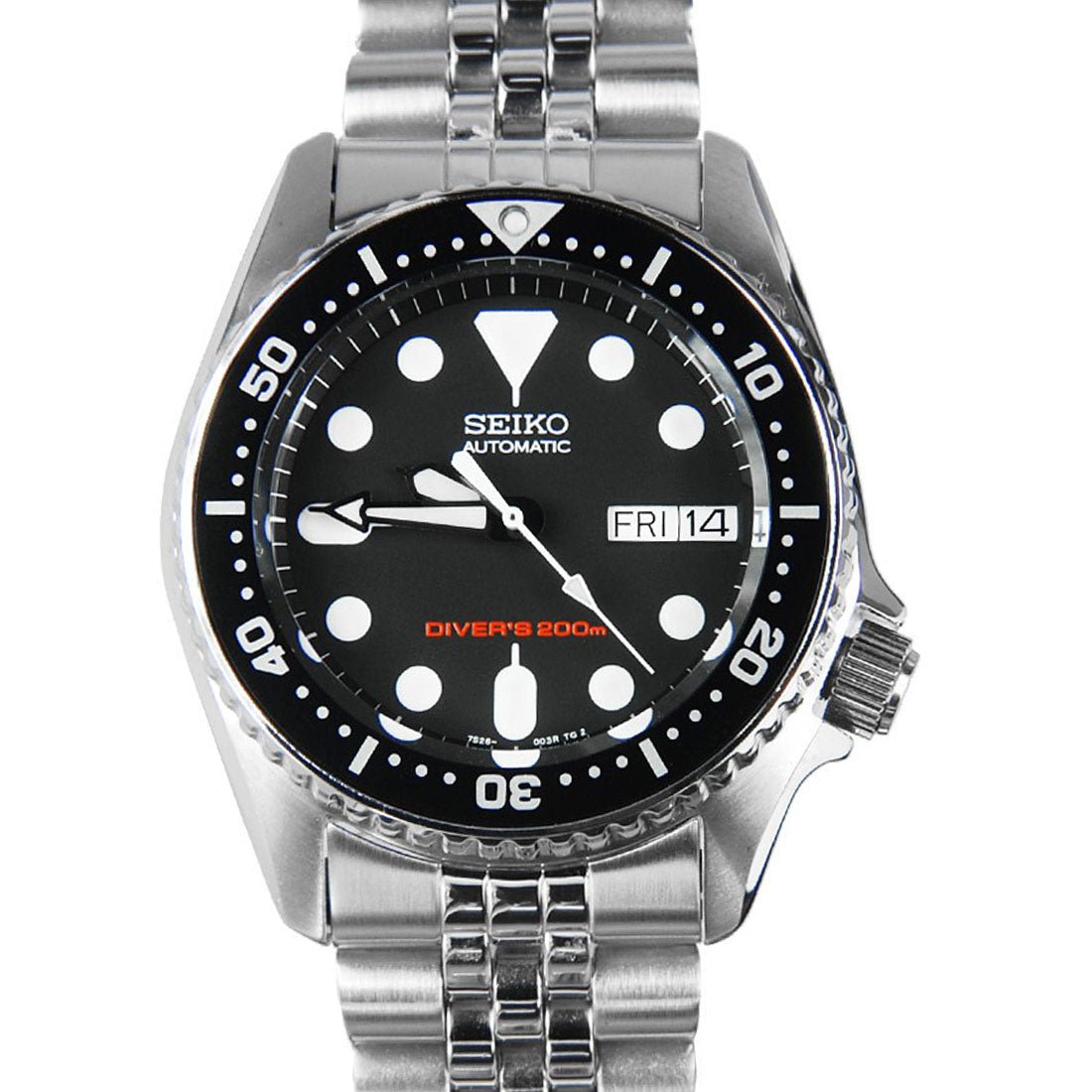 Seiko Jubilee SKX013K2 SKX013 SKX013K Black Dial Sports Watch -Seiko