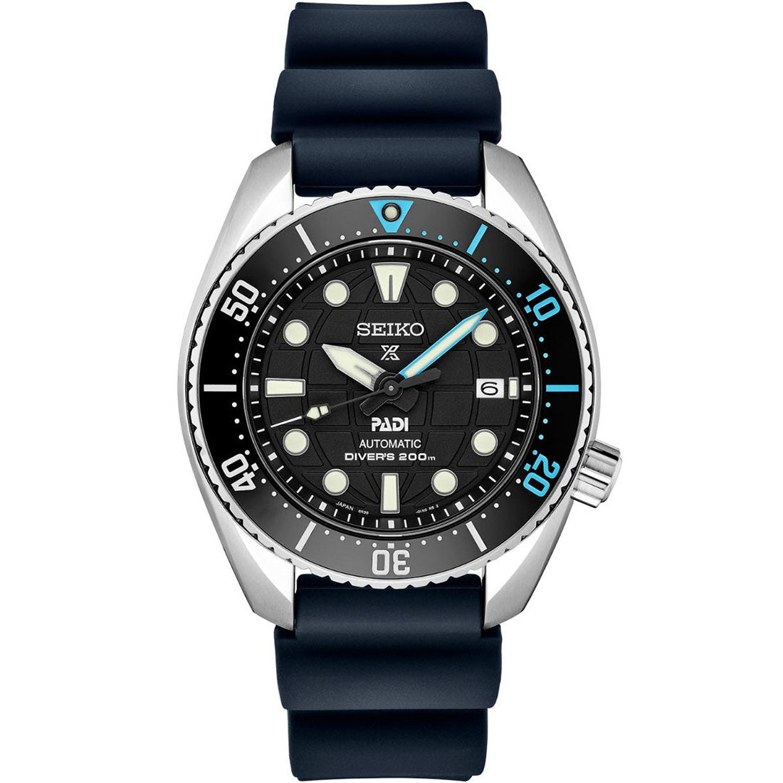 Seiko King Sumo Padi Prospex SPB325J1 SPB325 SPB325J Blue Silicone Watch -Seiko