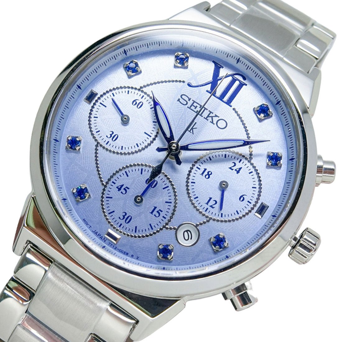 Seiko Lukia Womens SRWZ65P1 SRWZ65 SRWZ65P Quartz Chronograph Watch -Seiko