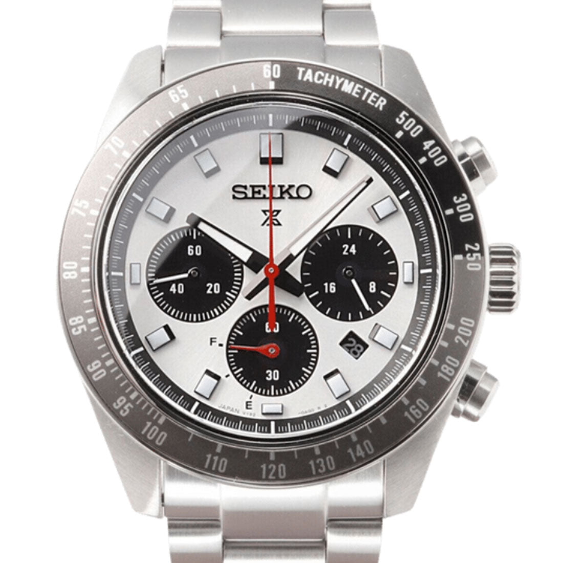 Seiko Panda Prospex SpeedTimer SBDL095 Chronograph Stopwatch Solar Watch -Seiko