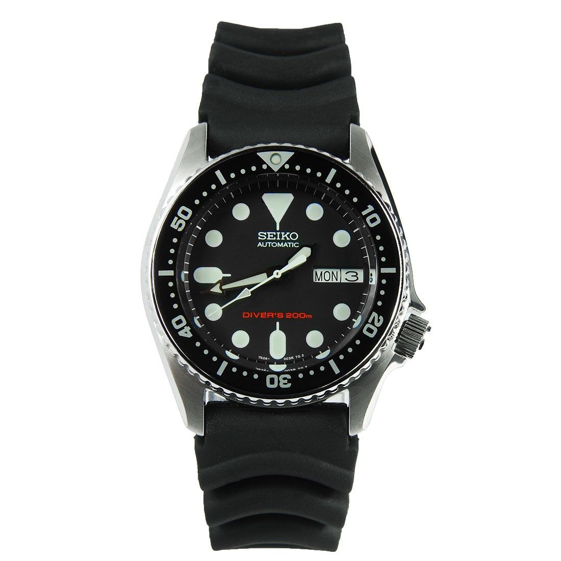 Seiko Popular Rubber Diving Watch SKX013K1 SKX013 SKX013K -Seiko