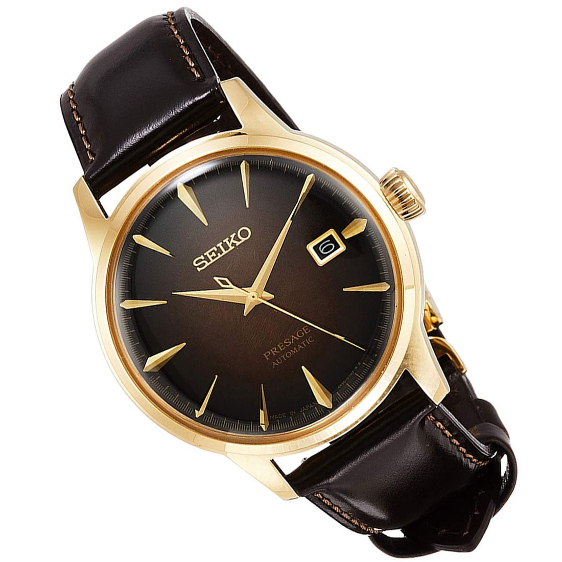 Seiko Presage Automatic Brown Dial JDM Watch SARY134 -Seiko