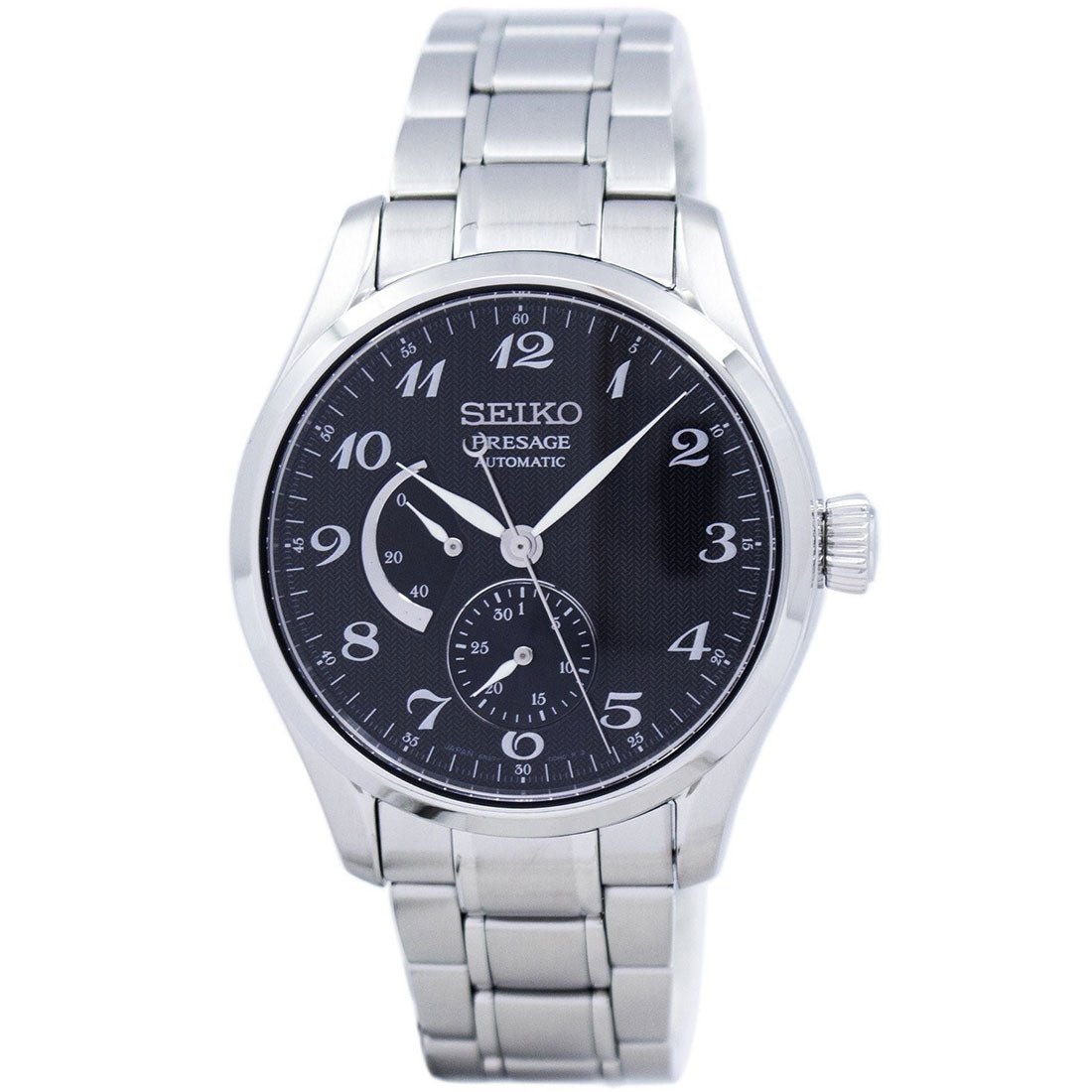 Seiko Presage Black Dial SPB061J1 SPB061 SPB061J Stainless Steel Japan Watch -Seiko
