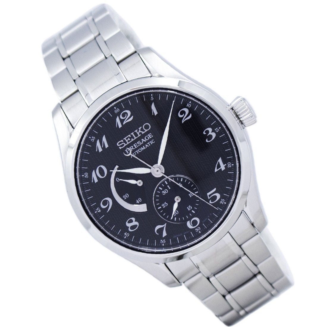 Seiko Presage Black Dial SPB061J1 SPB061 SPB061J Stainless Steel Japan Watch -Seiko