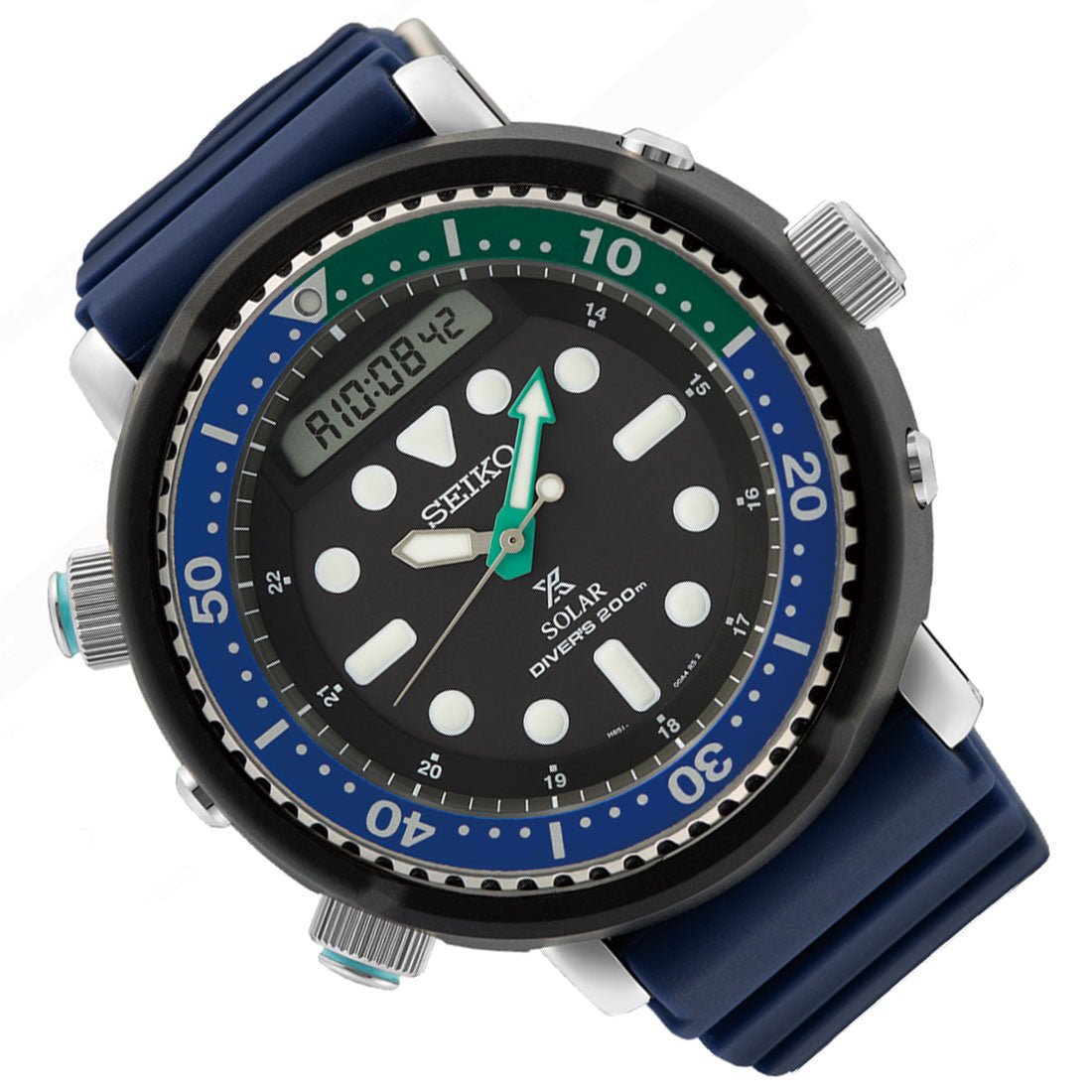 Seiko Prospex Arnie Solar SNJ039P1 SNJ039 SNJ039P Analog Digital Diving Watch -Seiko
