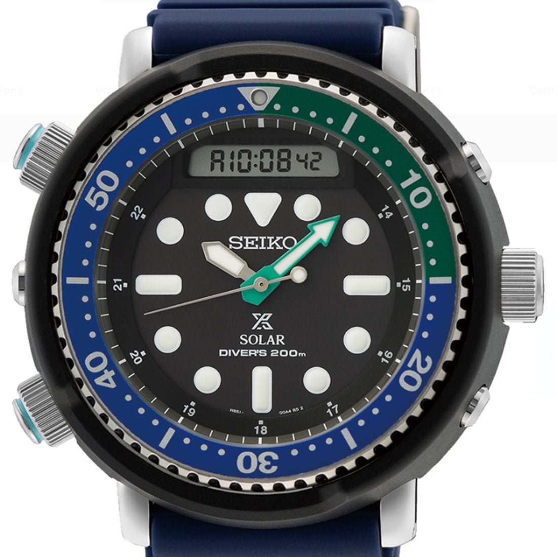 Seiko Prospex Arnie Solar SNJ039P1 SNJ039 SNJ039P Analog Digital Diving Watch -Seiko