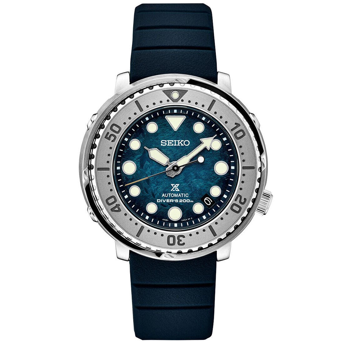 Seiko Prospex Baby Tuna SRPH77J1 SRPH77 SRPH77J Rubber Divers Watch -Seiko