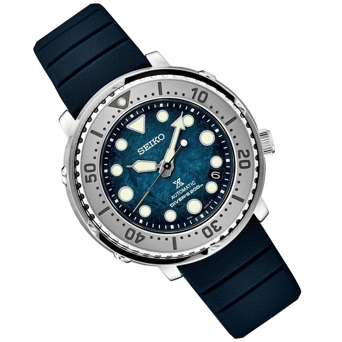 Seiko Prospex Baby Tuna SRPH77J1 SRPH77 SRPH77J Rubber Divers Watch -Seiko