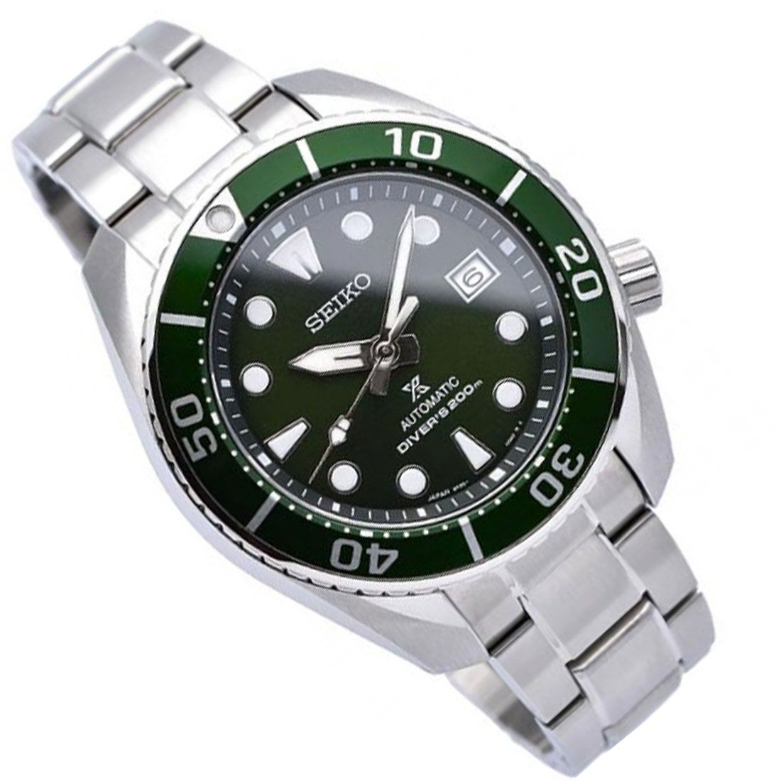 Seiko Prospex Green SUMO 3rd Gen Divers Watch SPB103 SPB103J1 -Seiko