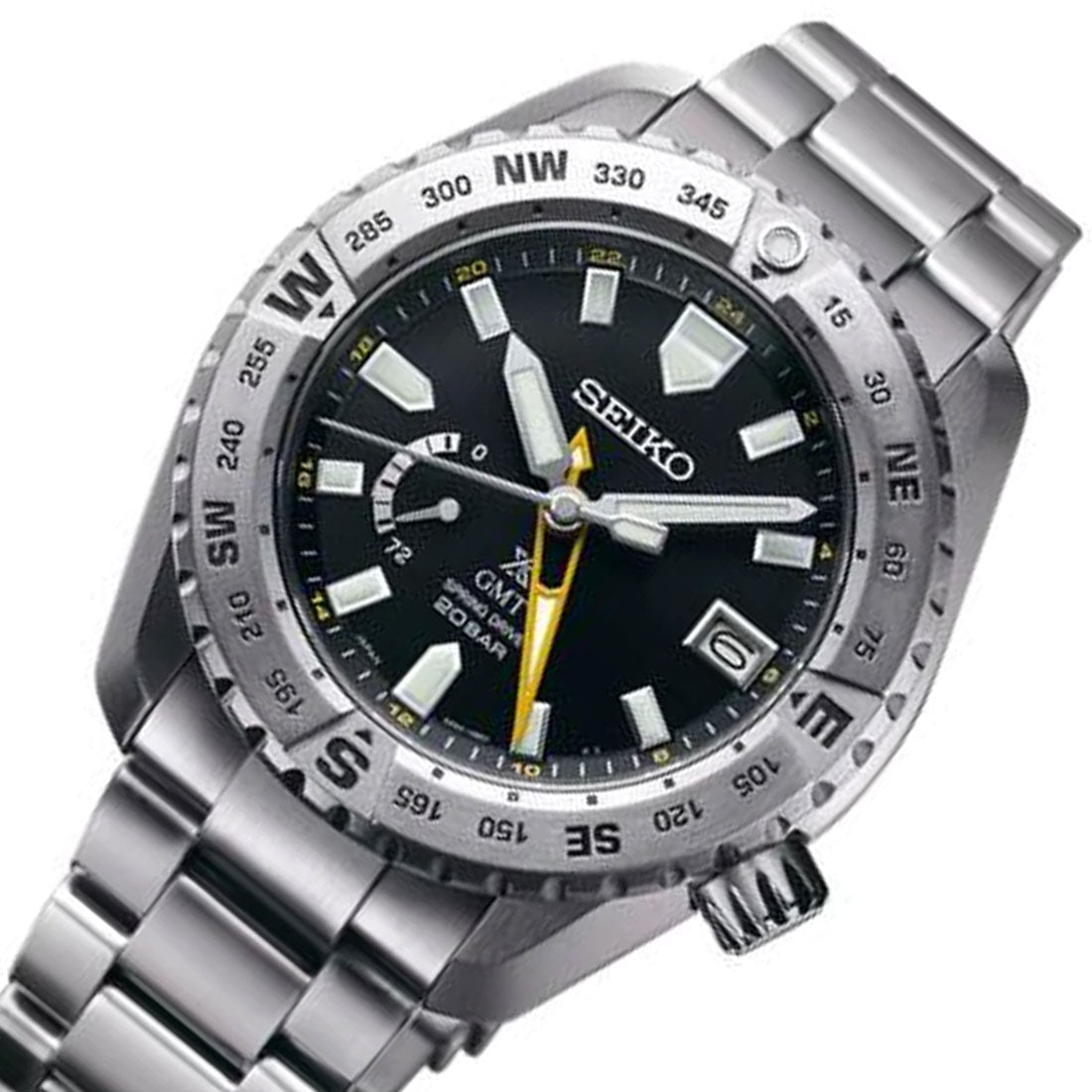 Seiko Prospex LX Line GMT Spring Drive Watch SNR025 SNR025J1 -Seiko
