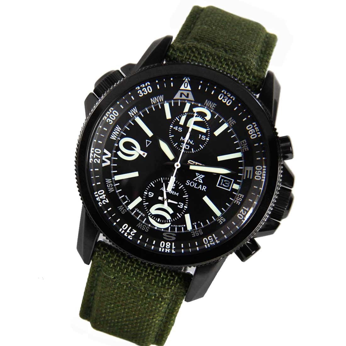 Seiko Prospex Military Solar Green Nylon Watch SSC295 SSC295P1 -Seiko