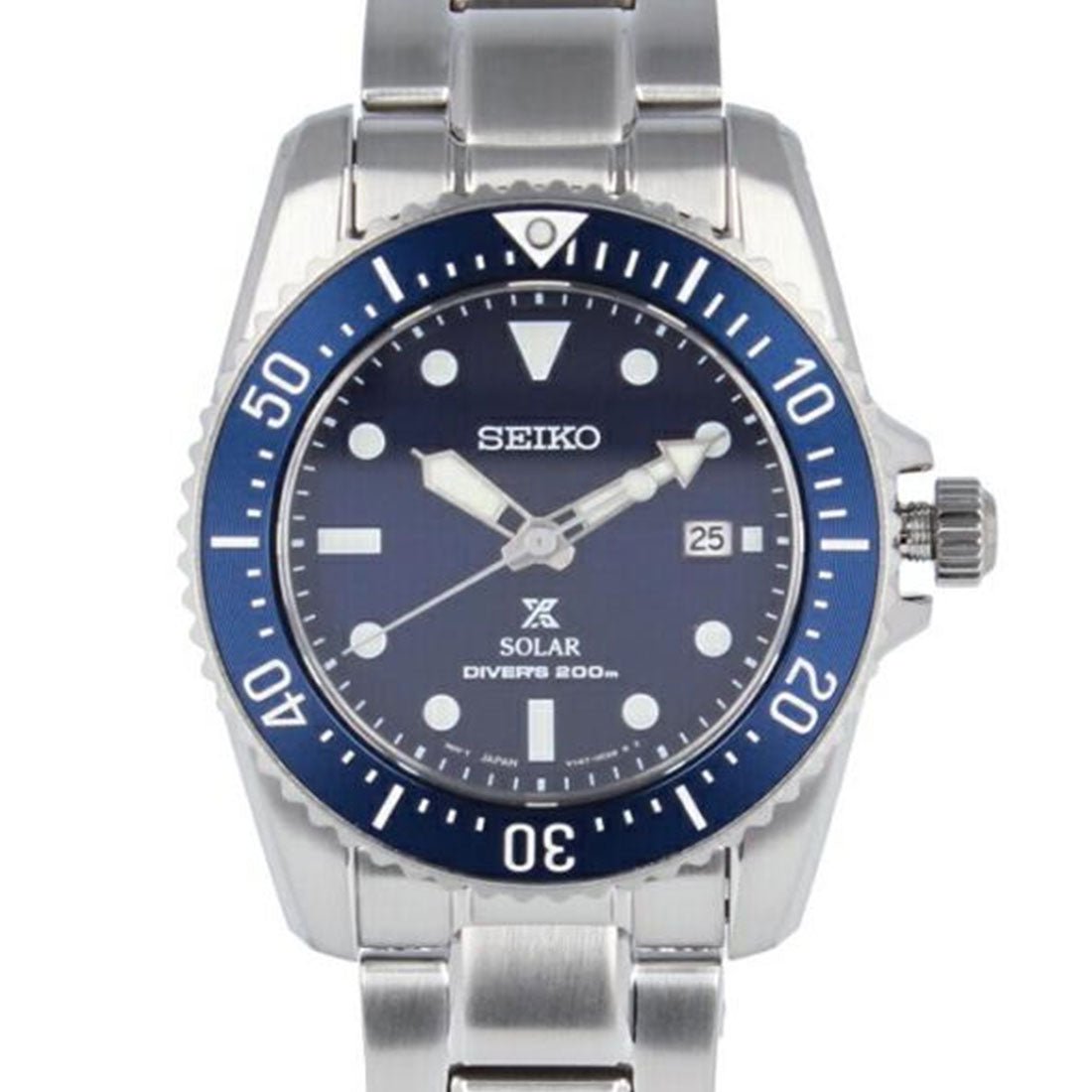 Seiko Prospex Solar Blue Dial SNE585P1 SNE585 SNE585P Divers Watch -Seiko