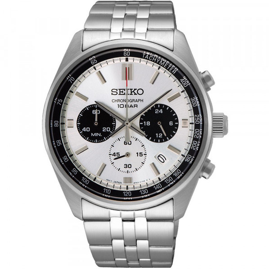 Seiko Quartz Chronograph SSB425P1 SSB425 SSB425P Analog Gents Watch -Seiko