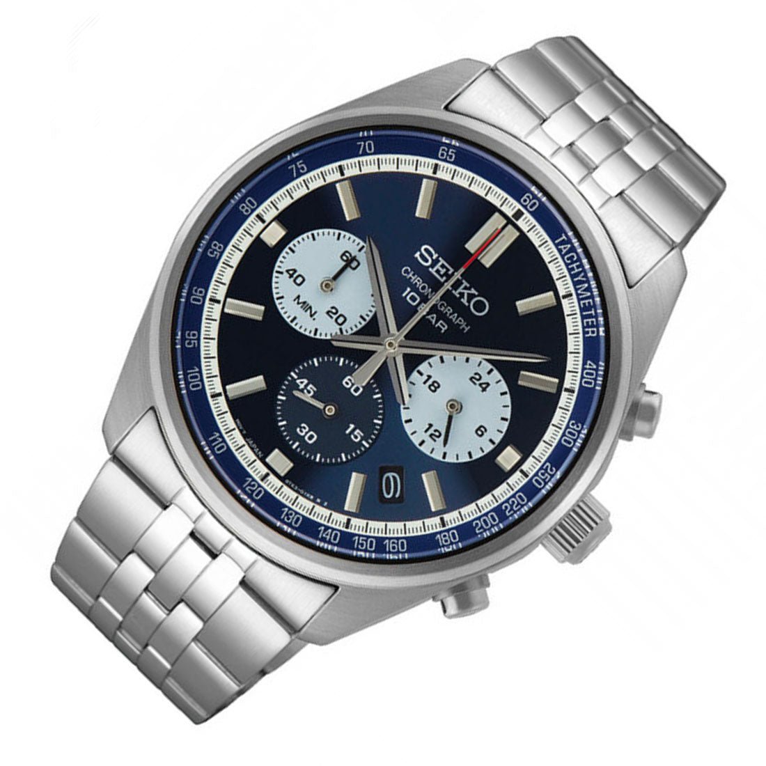 Seiko Quartz Chronograph SSB427P1 SSB427 SSB427P Analog Gents Watch -Seiko