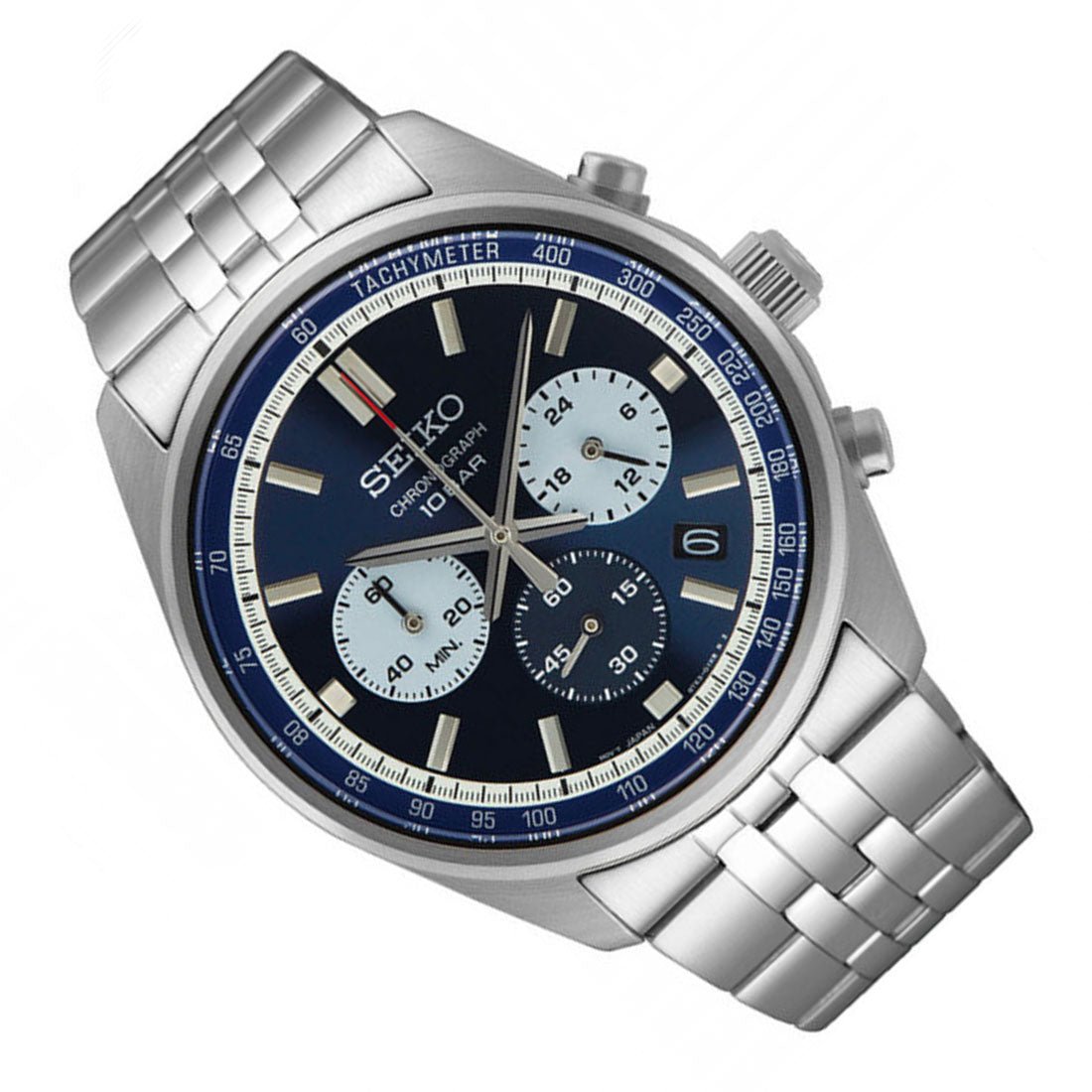 Seiko Quartz Chronograph SSB427P1 SSB427 SSB427P Analog Gents Watch -Seiko