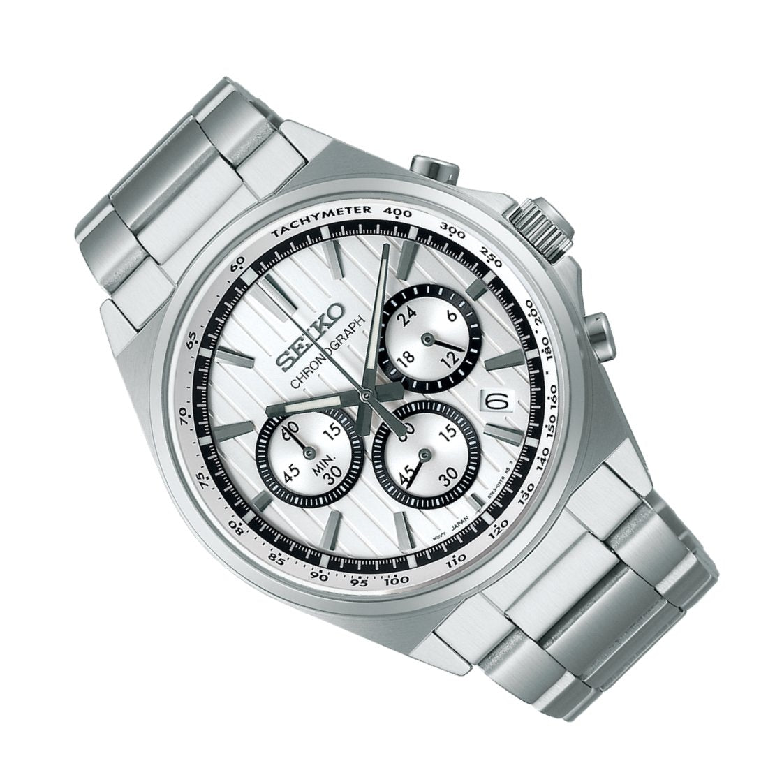 Seiko SBTR031J SBTR031J Selection S-Series Chronograph Silver Dial Mens Watch (PRE-ORDER) -Seiko