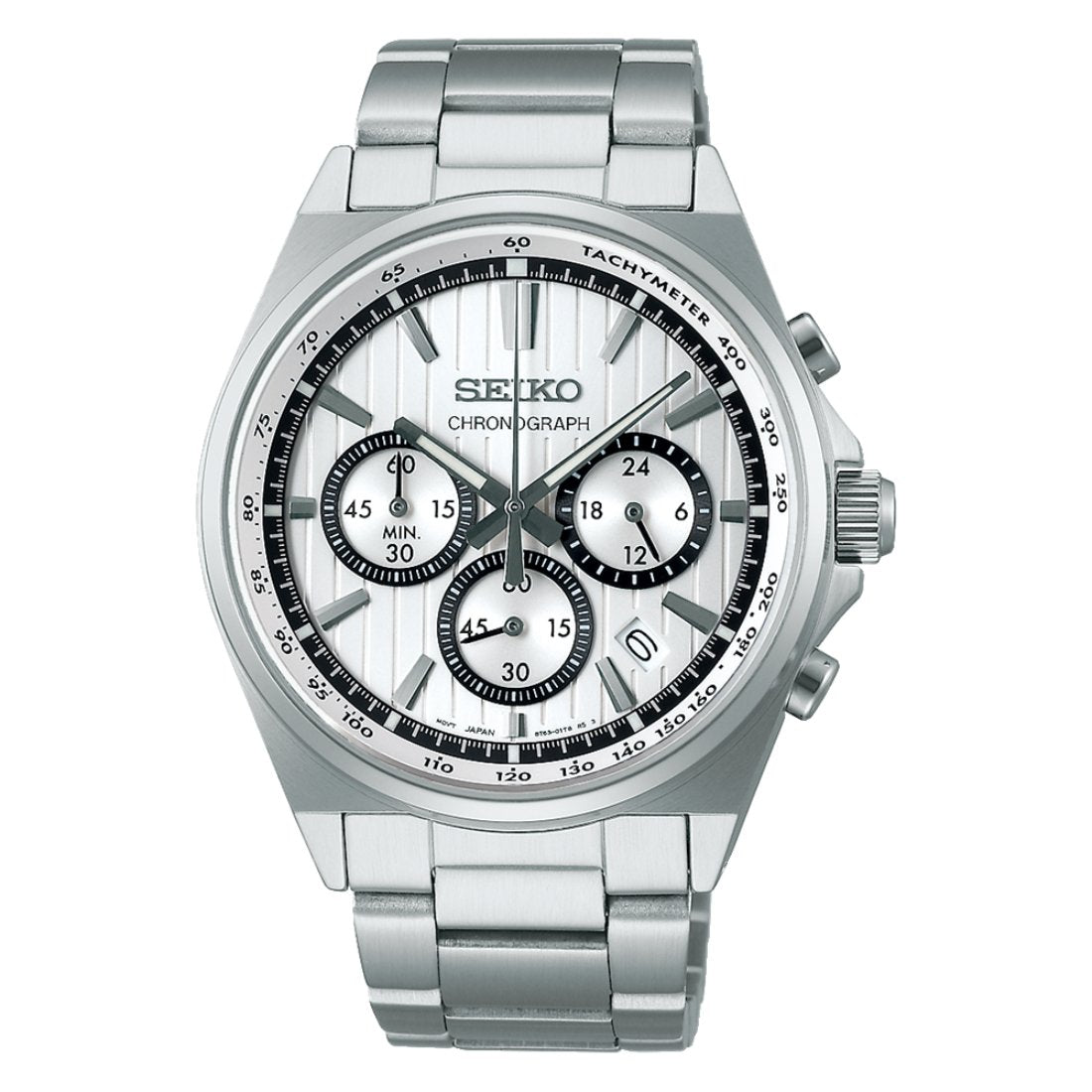 Seiko SBTR031J SBTR031J Selection S-Series Chronograph Silver Dial Mens Watch (PRE-ORDER) -Seiko