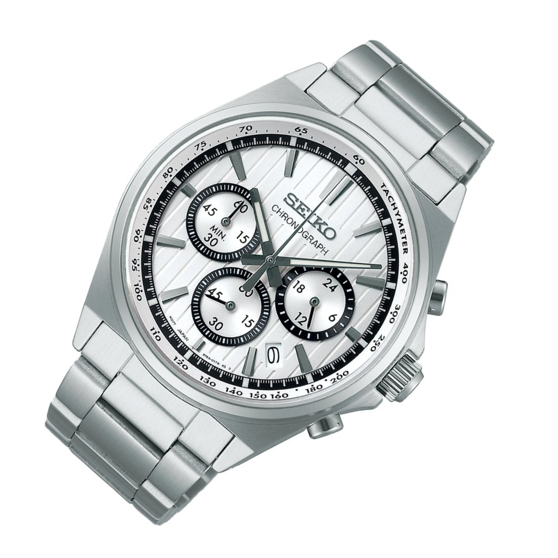 Seiko SBTR031J SBTR031J Selection S-Series Chronograph Silver Dial Mens Watch (PRE-ORDER) -Seiko
