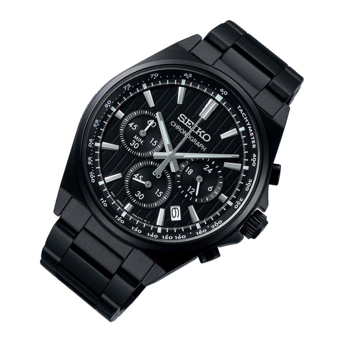 Seiko SBTR037 SBTR037J Selection S-Series Quartz Black Dial Watch (PRE-ORDER) -Seiko