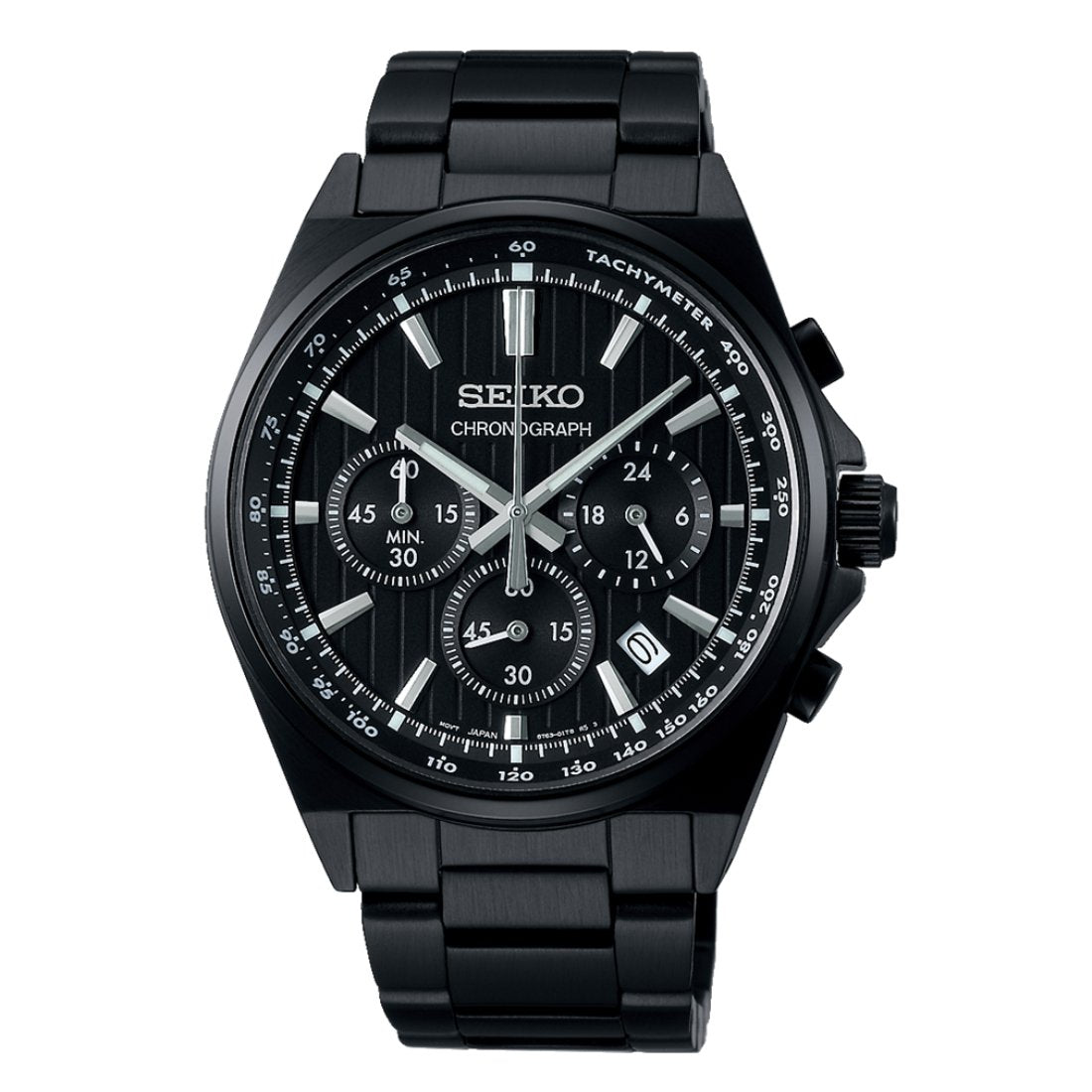 Seiko SBTR037 SBTR037J Selection S-Series Quartz Black Dial Watch (PRE-ORDER) -Seiko