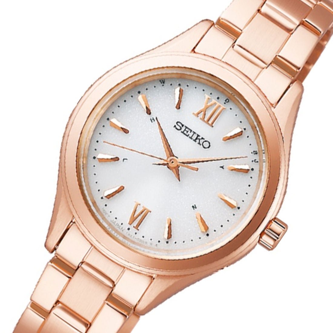 Seiko Solar Selection White Dial Women JDM Watch SWFH114 -Seiko