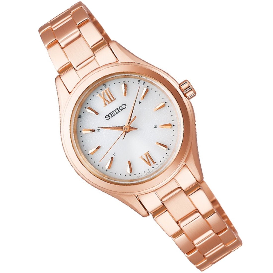 Seiko Solar Selection White Dial Women JDM Watch SWFH114 -Seiko