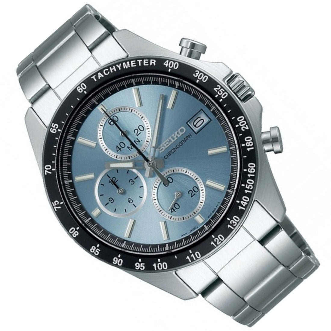 Seiko Spirit JDM Selection SBTR029 Blue Dial Chronograph Quartz Mens Watch -Seiko