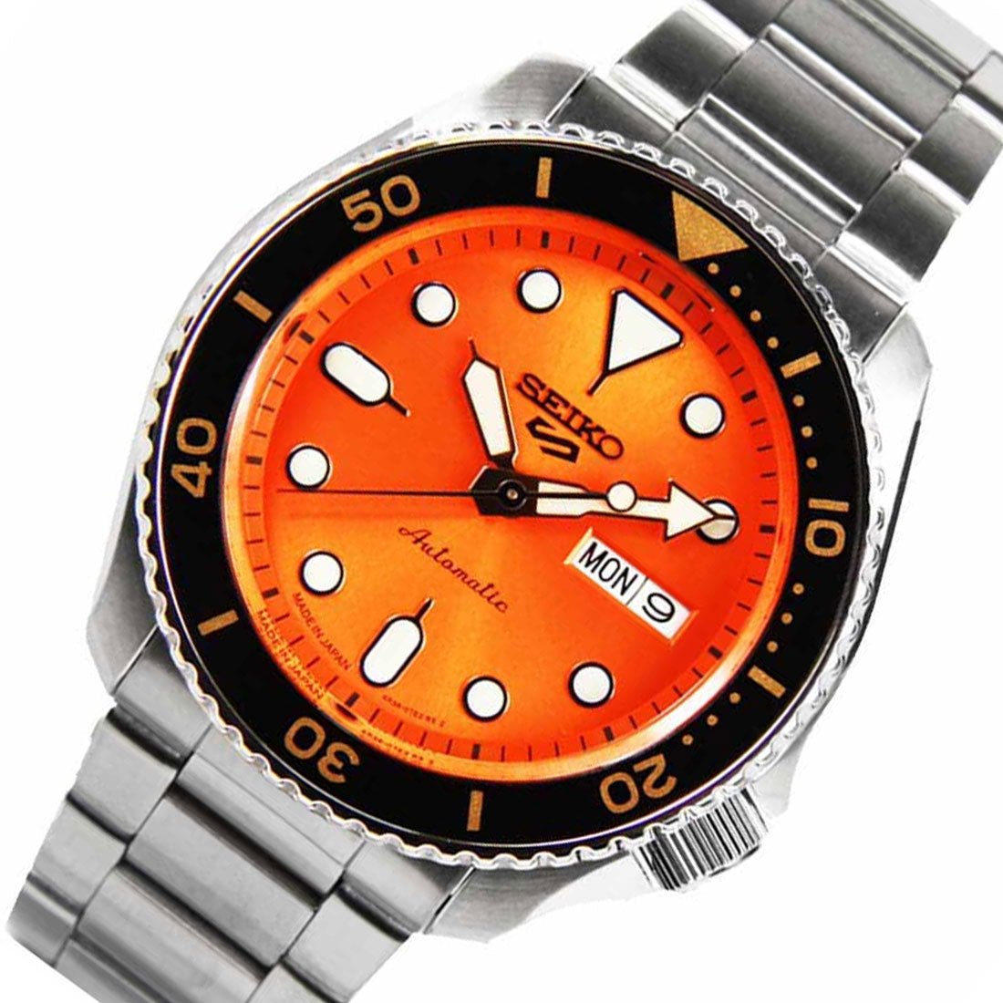 Seiko Sports Orange Dial SRPD59K1 SRPD59 SRPD59K Automatic Watch -Seiko