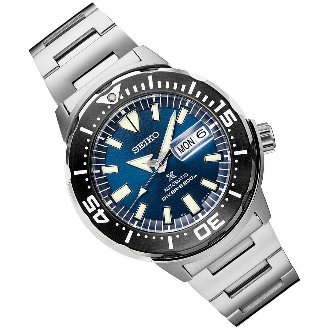 Seiko SRPD25K1 SRPD25 Prospex Blue Dial Stainless Diving Watch -Seiko