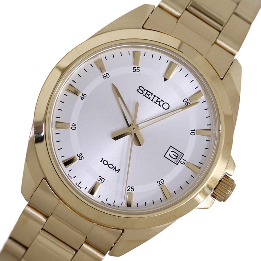 Seiko SUR212 SUR212P1 Classic Gold Quartz Analog Watch -Seiko