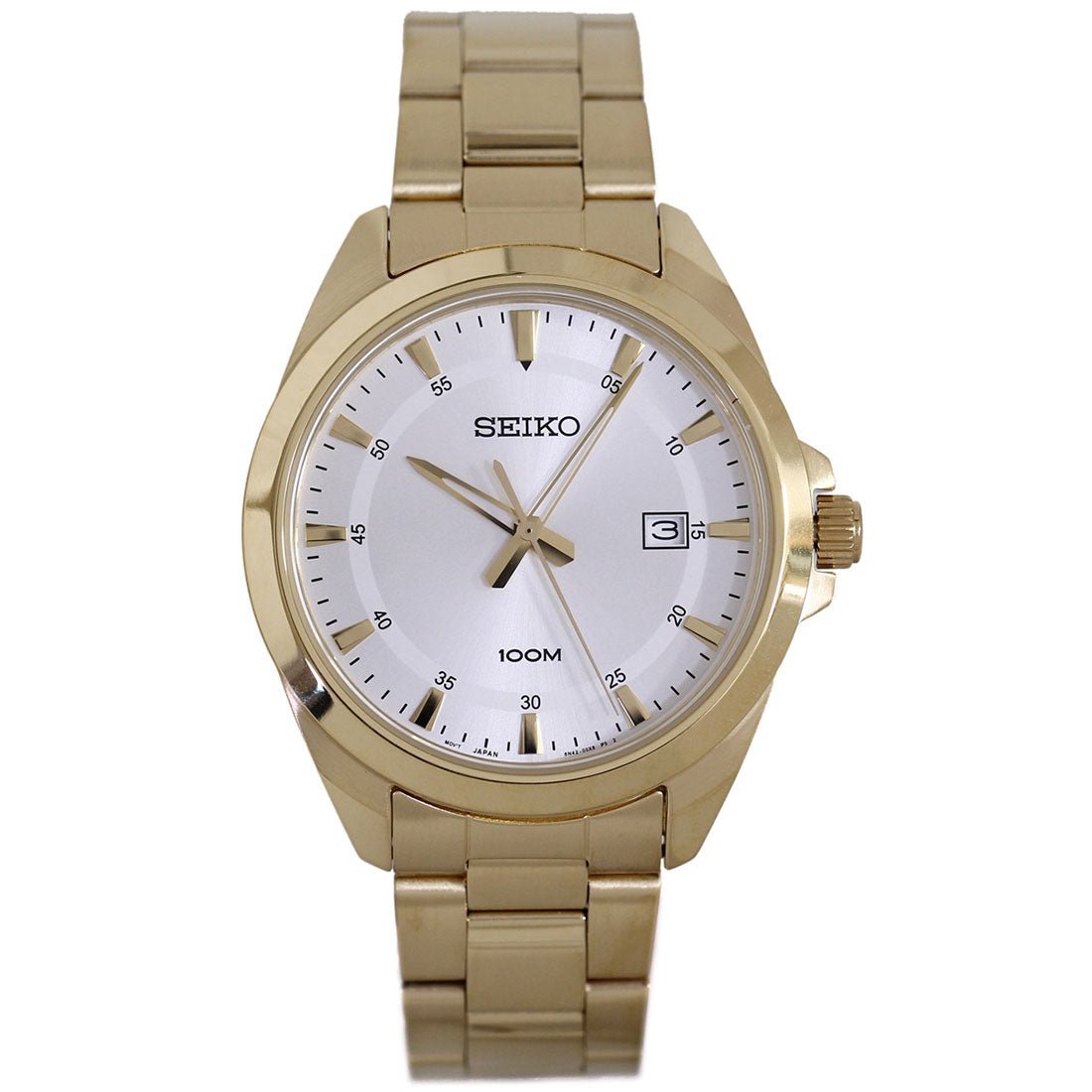 Seiko SUR212 SUR212P1 Classic Gold Quartz Analog Watch -Seiko