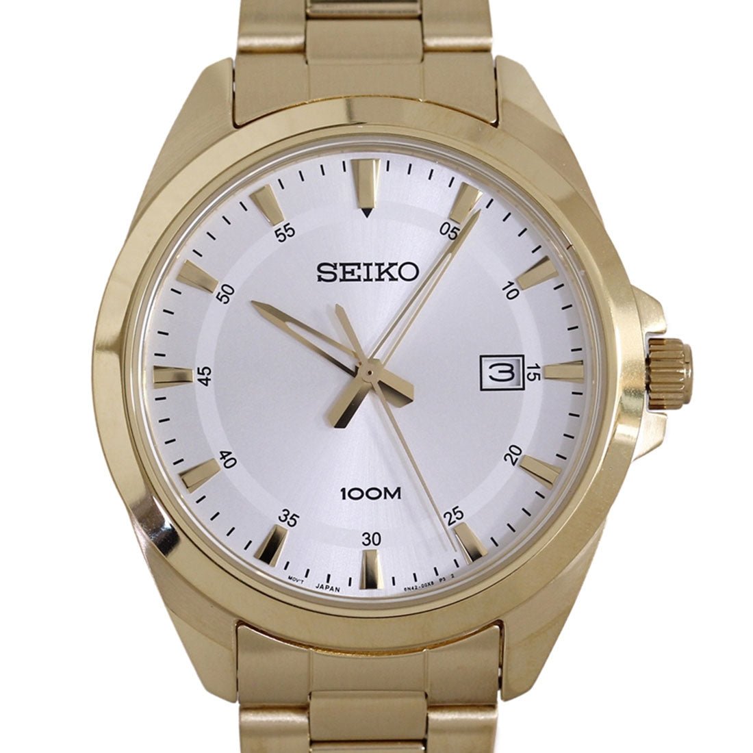 Seiko SUR212 SUR212P1 Classic Gold Quartz Analog Watch -Seiko
