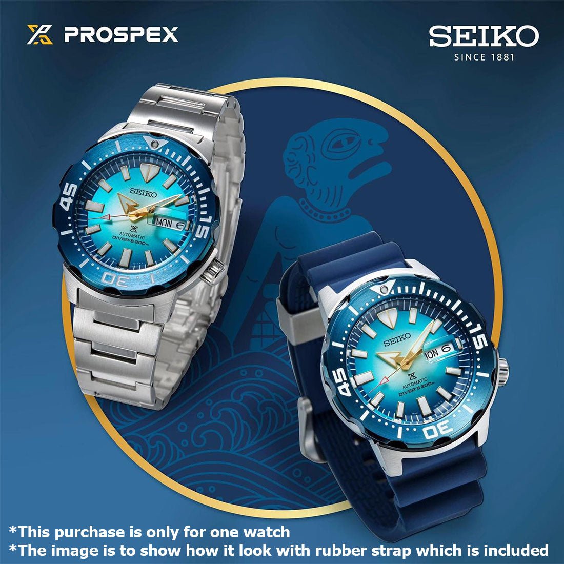 Seiko Thailand Nung Ta Lung Monster Limited Edition Anniversary Watch SRPG55K1 SRPG55 SRPG55K -Seiko