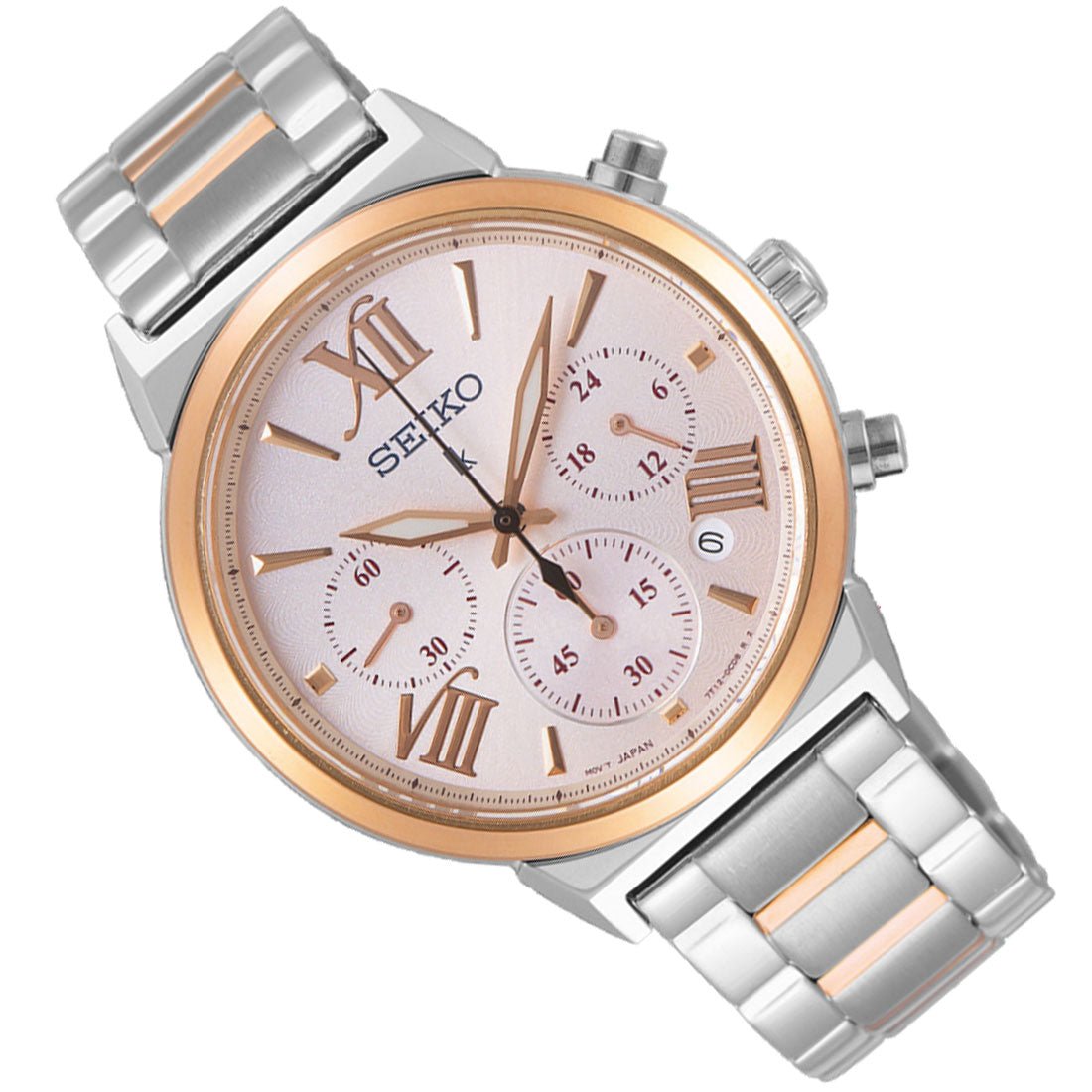 Seiko Womens Lukia Quartz SRWZ70P1 SRWZ70 SRWZ70P Chronograph Fashion Watch -Seiko