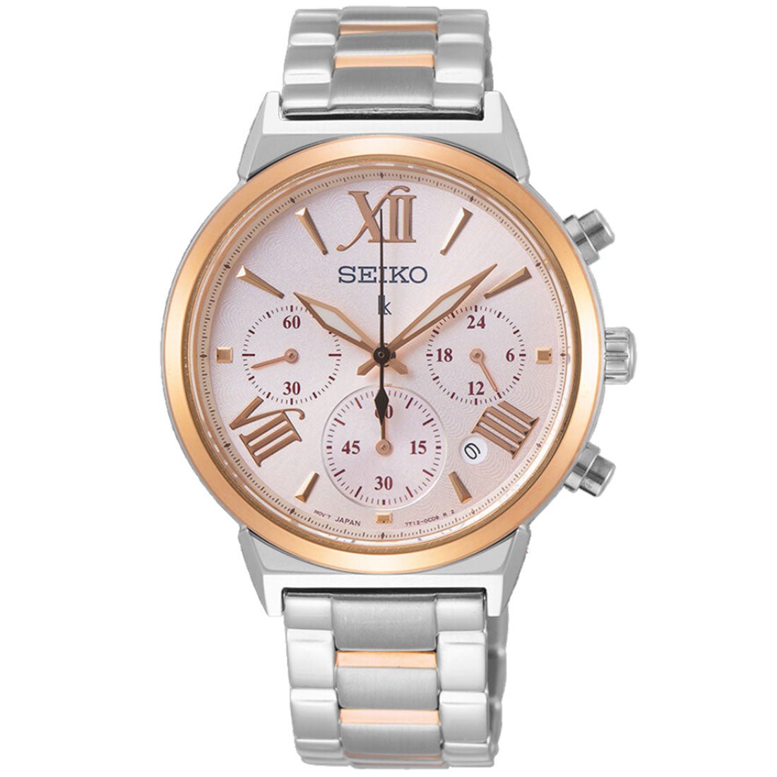 Seiko Womens Lukia Quartz SRWZ70P1 SRWZ70 SRWZ70P Chronograph Fashion Watch -Seiko