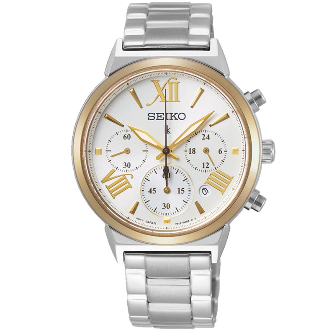 Seiko Womens Lukia Quartz SRWZ72 SRWZ72P1 SRWZ72P Chronograph Fashion Watch -Seiko