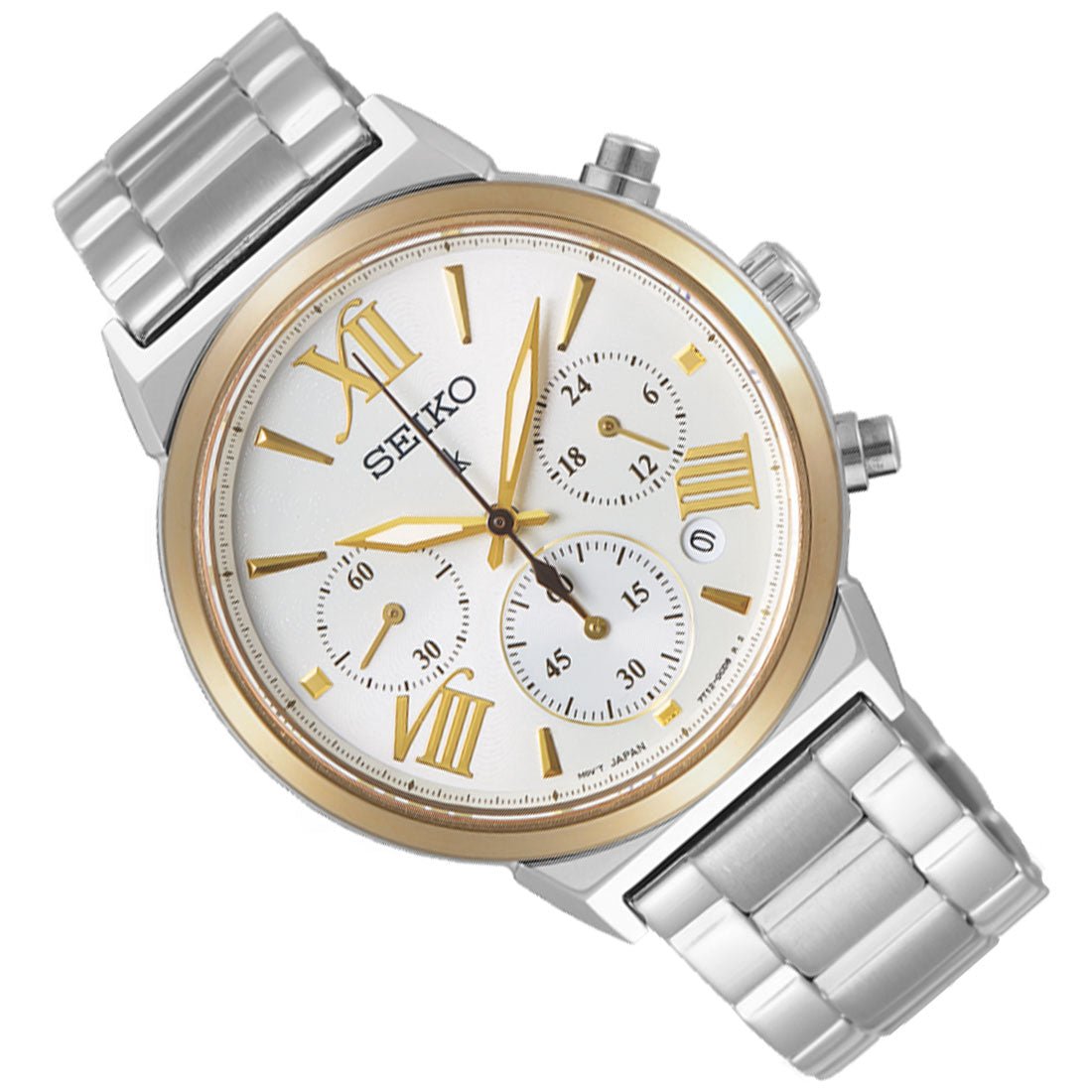 Seiko Womens Lukia Quartz SRWZ72 SRWZ72P1 SRWZ72P Chronograph Fashion Watch -Seiko
