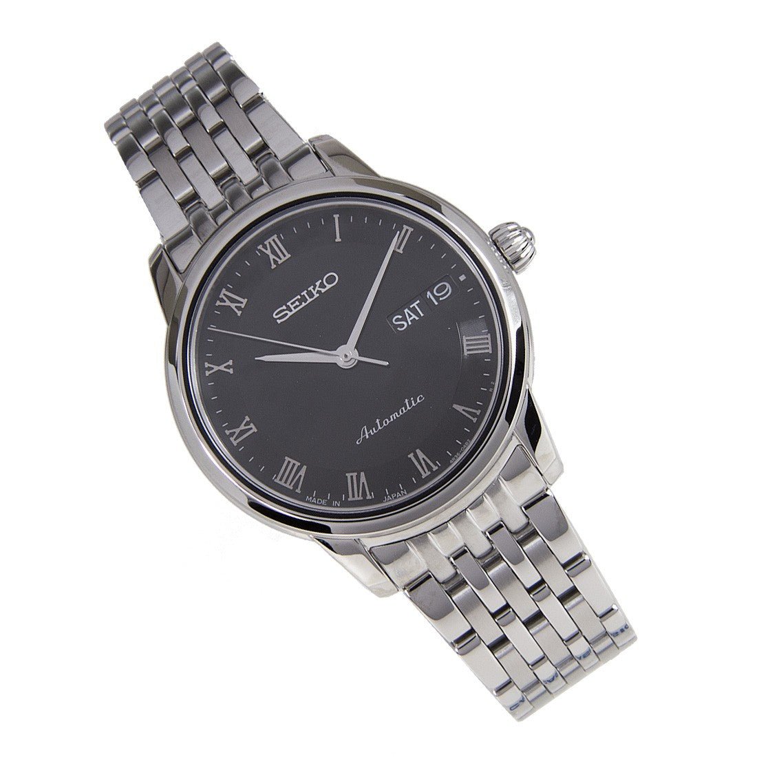 Seiko Womens Presage SRP885 SRP885J1 SRP885J Black Dial Watch -Seiko