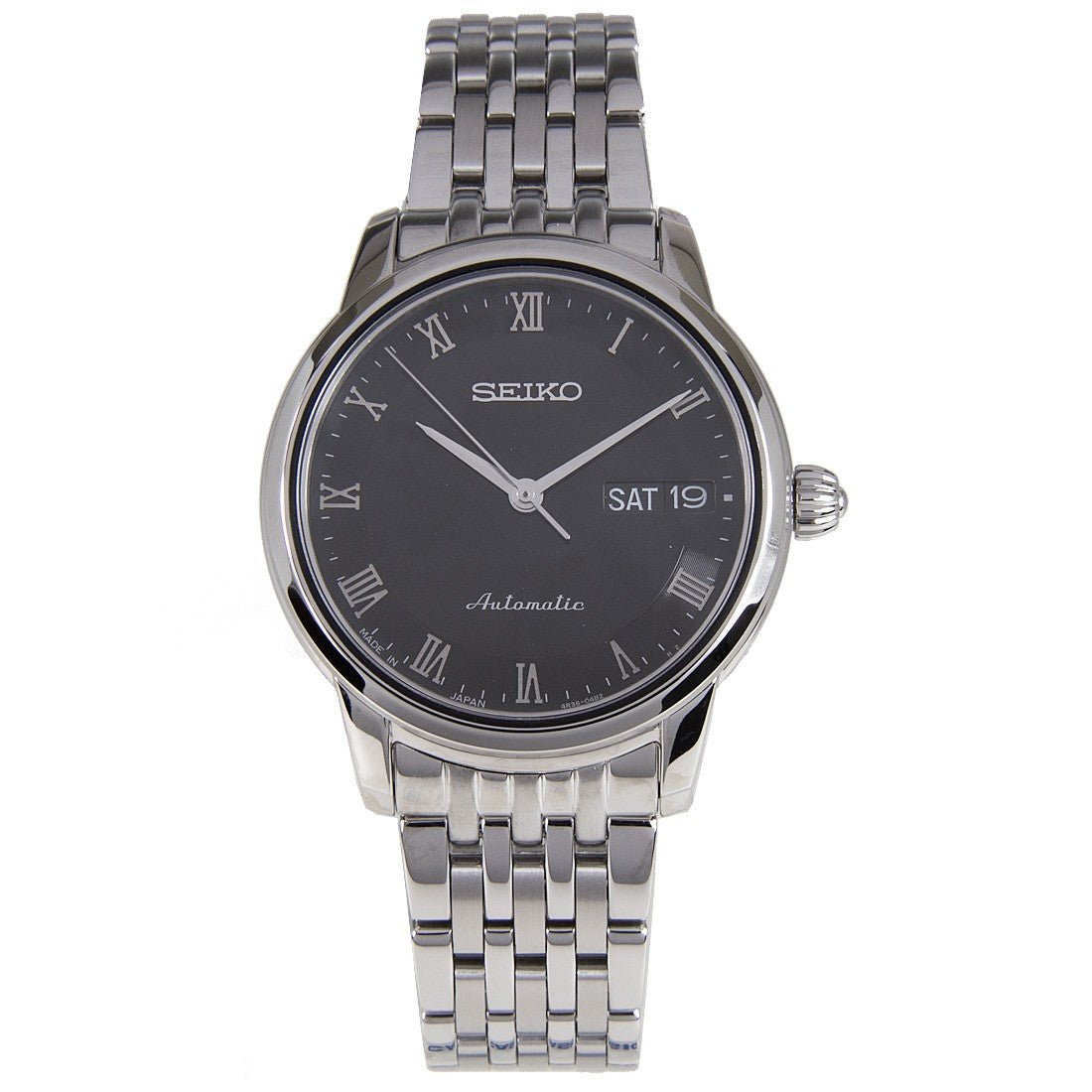 Seiko Womens Presage SRP885 SRP885J1 SRP885J Black Dial Watch -Seiko
