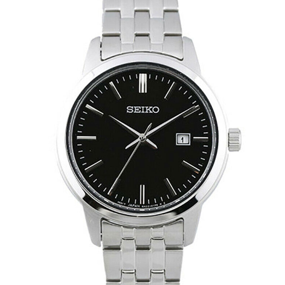 Seiko Womens SUR409P1 SUR409 SUR409P Black Dial Casual Watch -Seiko