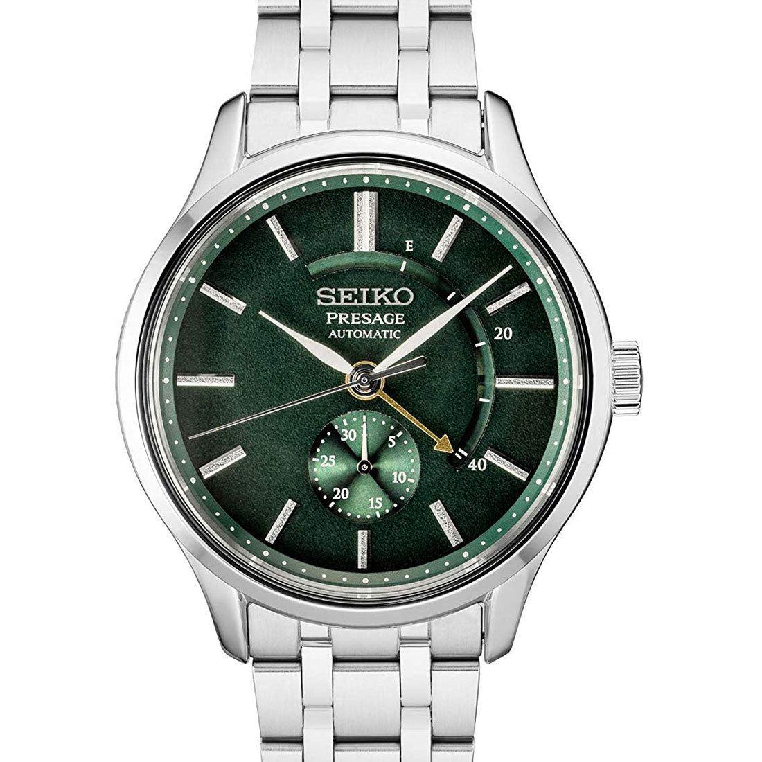 Seiko Zen Garden Presage SSA397 SSA397J1 SSA397J Green Dial Watch -Seiko