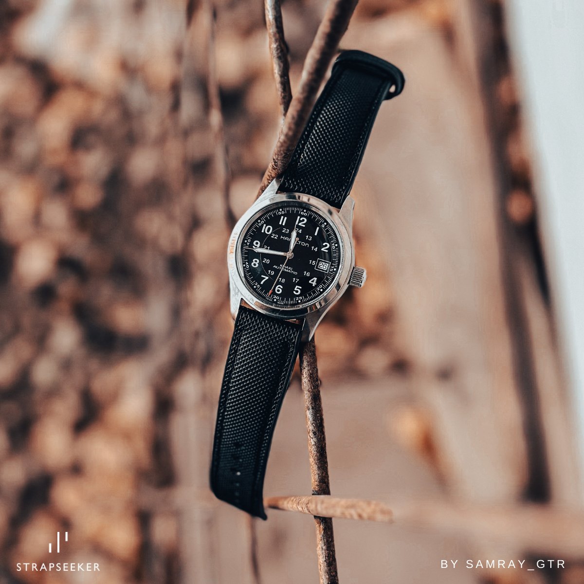 #color_Black Nylon Black Stitch / Black FKM Rubber