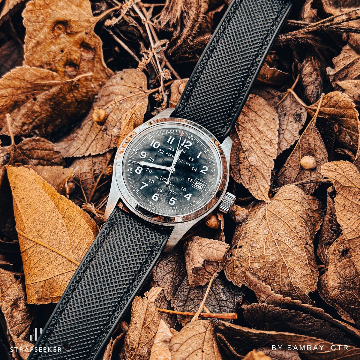 #color_Black Nylon Black Stitch / Black FKM Rubber