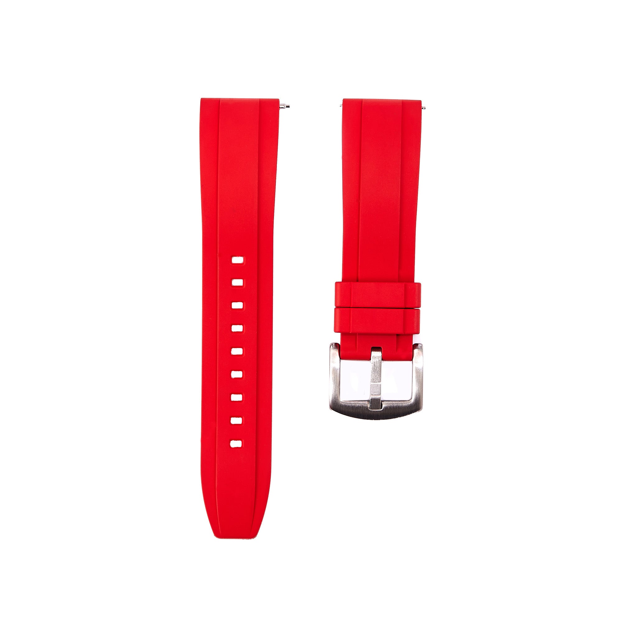 Elevated FKM Rubber Strap - Quick-Release - Red